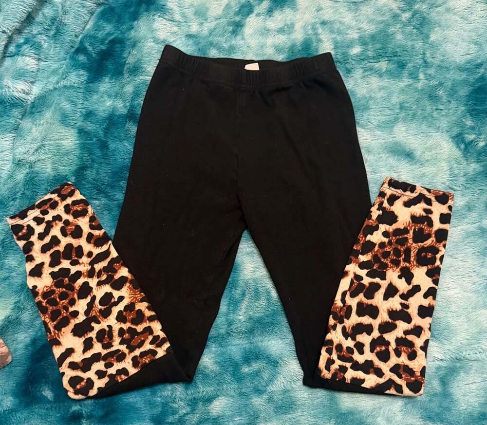 SHEIN Leopard Print Leggings Size 10Y